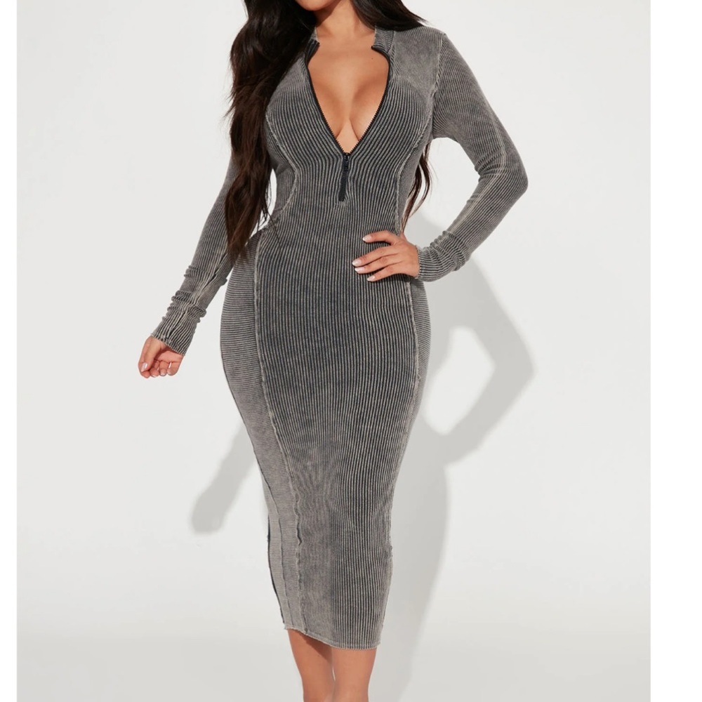 Fashion nova ribbed dress
